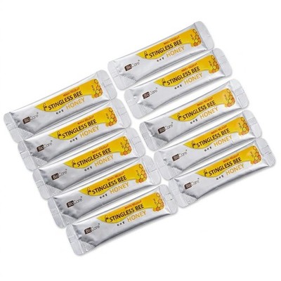 Miel de Mélipone (Abeille sans dard) - Goût acidulé - Pur - 10 Sachets
