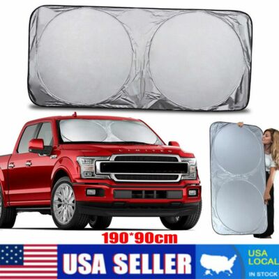 Car Windshield Visor Block Cover Foldable Jumbo Extra Large Sun Shade Truck Van