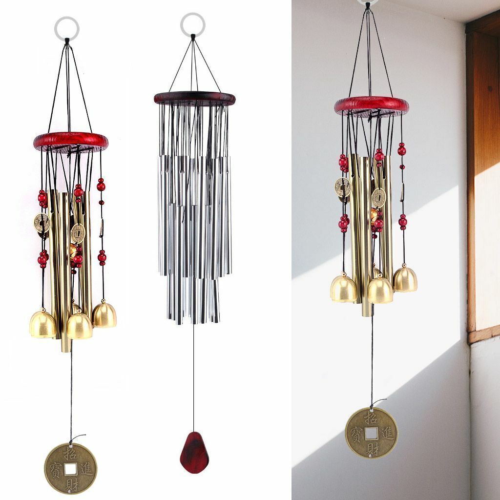 Wekvgz Colorful Crystal Wind Chimes Shiny Rhinestone Hanging Wind Bell Indoor Outdoor Ornament For Garden Patio Yard Courtyard Balcony Home Decoration