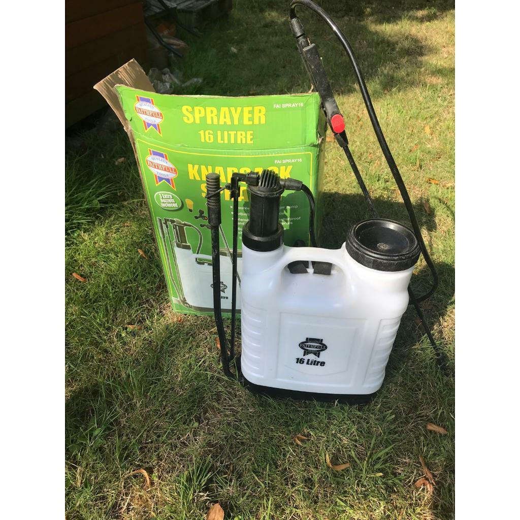 Knapsack sprayer (16 litre) + weedkiller in Exminster, Devon Gumtree