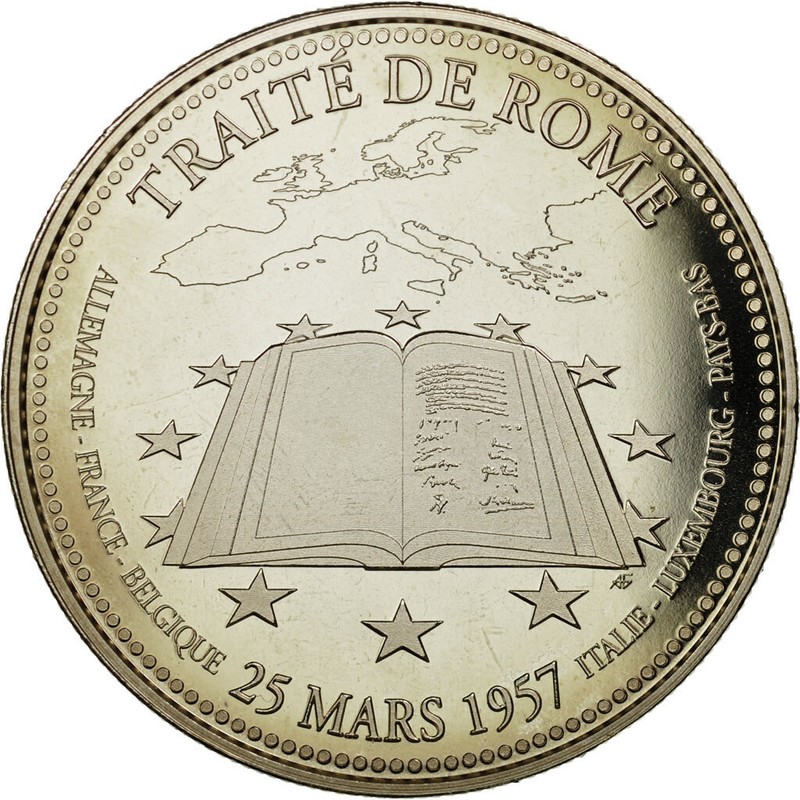 [#557319] France, MéDaille, Les éVéNements Forts De Votre Vie, Traité De Rome, F