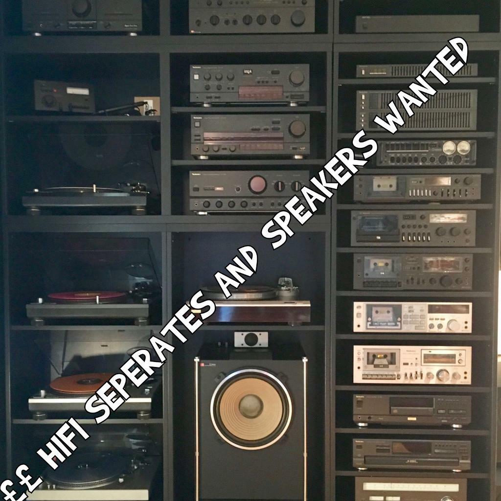 HIFI SEPARATES AND SPEAKERS , AMPS MINIDISCS RECORD DECKS in