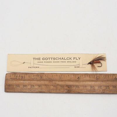 Vintage Gottschalck Handtied Fly Fishing Lure On Card made in ...