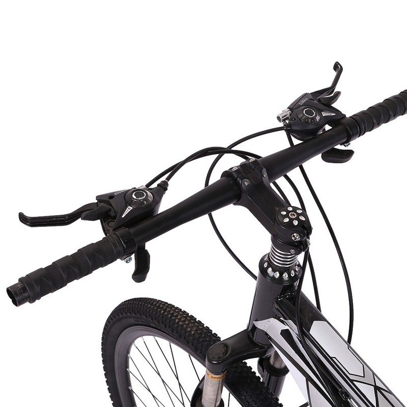 Mountain Bike 26" Wheels Full Suspension Bicycle Shimanos 21 Speed Mens Bikes
