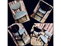 Retro Butterfly style Dining Chairs x 4