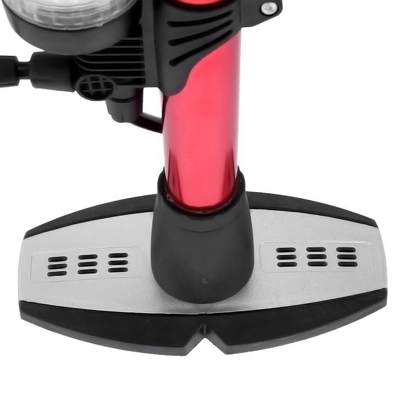 160 Psi Mini Bike Pump Bicycle Tire Ball Air Pump W/Gauge & Smart Valve