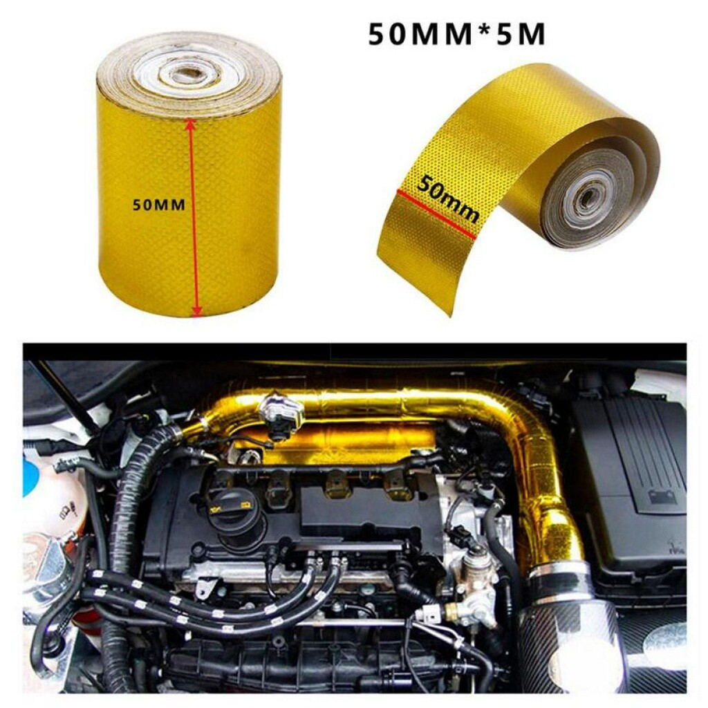 Heat Shield Wrap Tape Auto Exhaust Pipe Adhesive ...