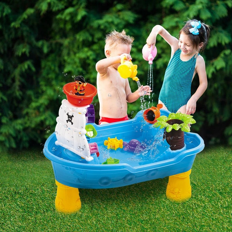 summer fun sand and water table
