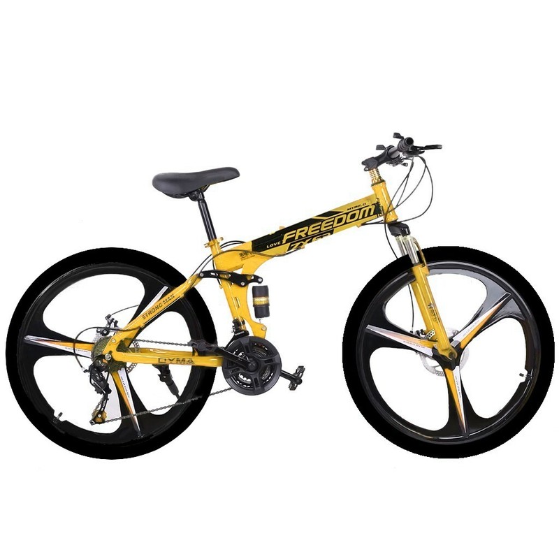 Folding/Full Suspension Mountain Bike Road 21 Speed Men's Bikes Bicycle