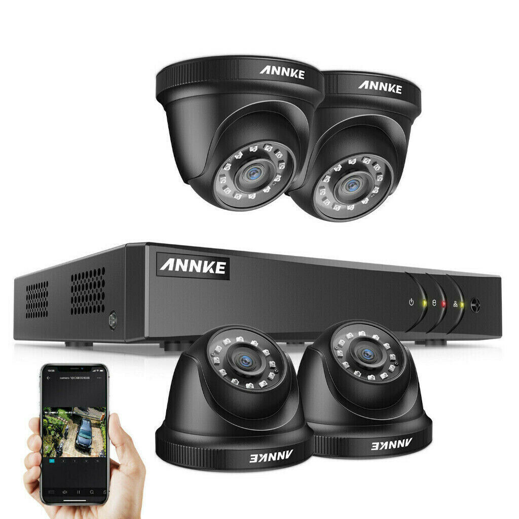 CCTV Camera Security Kit. DVR inc Hard Drive 4x Full HD 2MP Cameras and