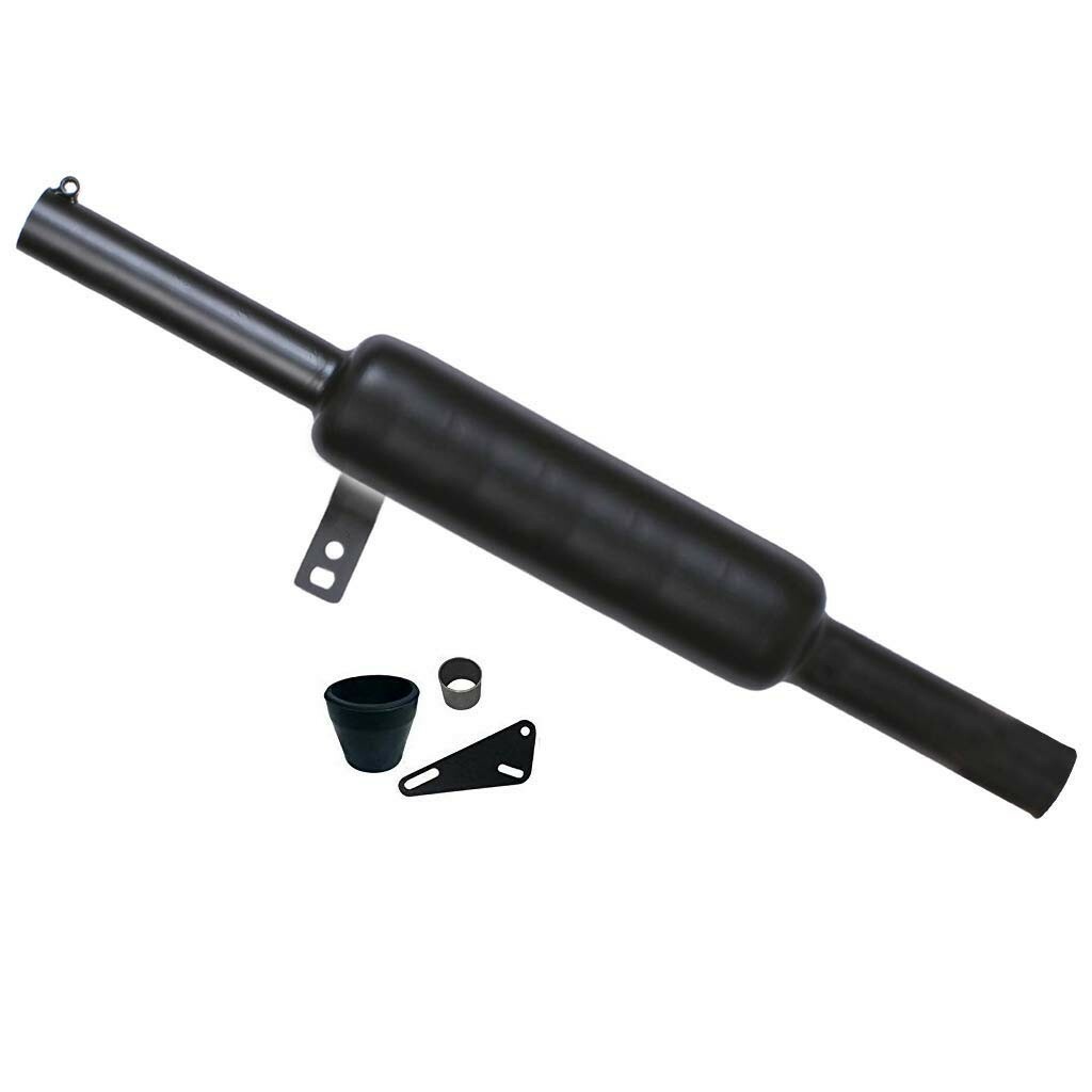 Glass Wool Black Exhaust Silencer for Royal Enfield Bullet Thunderbird 350  