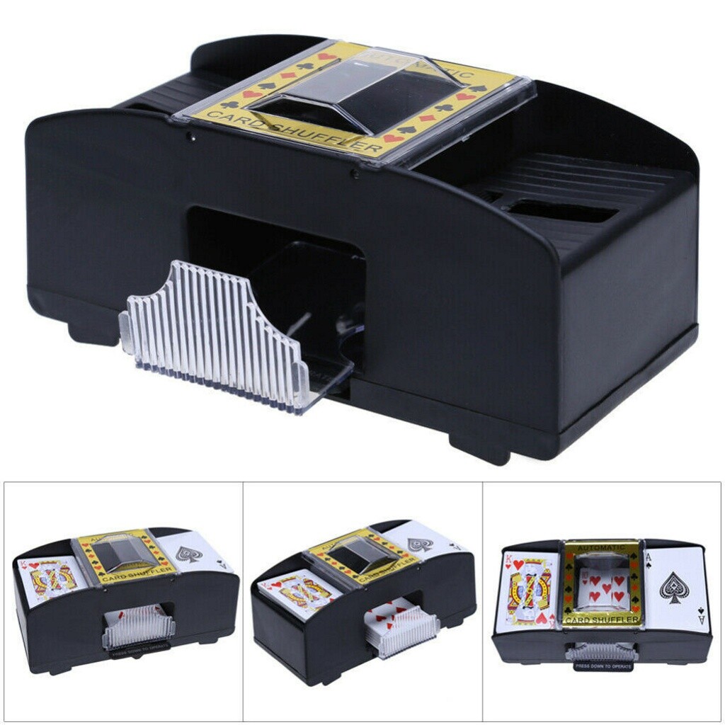 Коллекционная шафл-машинка для игральных карт Black 2 Deck Automatic ...