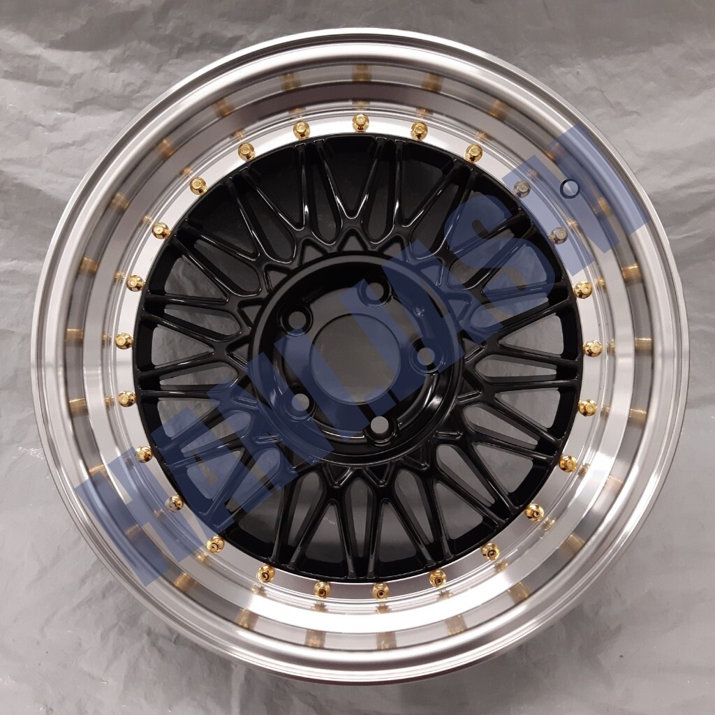 BB29* 4X NEW ALLOY WHEELS 18 DEEP DISH ALLOYS BBS RS STYL 5X120 BLACK