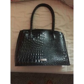 debut navy clutch bag