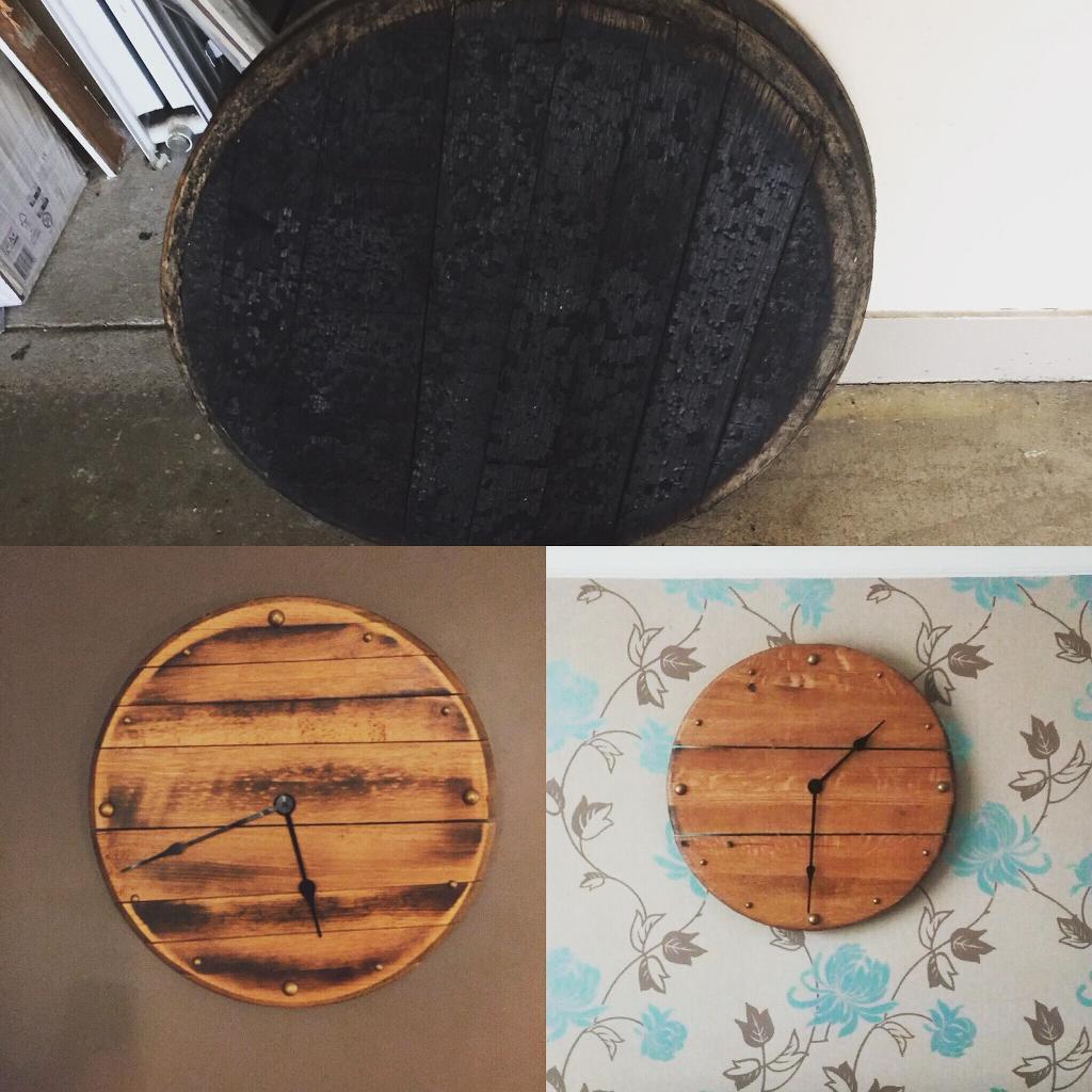 Whisky Barrel Lid Clock in Renfrew, Renfrewshire Gumtree