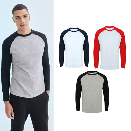 SF Men's Long Sleeve Baseball T-Shirt (SF271) - Long Sleeve