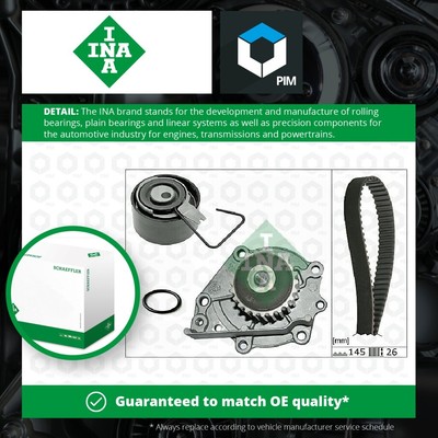 Timing Belt & Water Pump Kit fits ROVER 216 RF 1.6 95 to 99 16K4F Set INA New