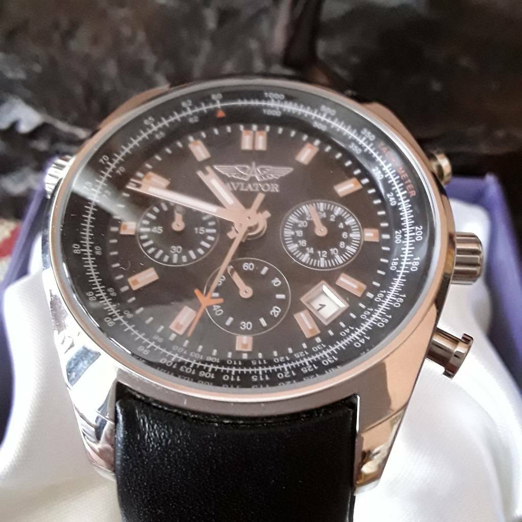 Gents aviator chronograph watch brand new in Southside, Glasgow Gumtree