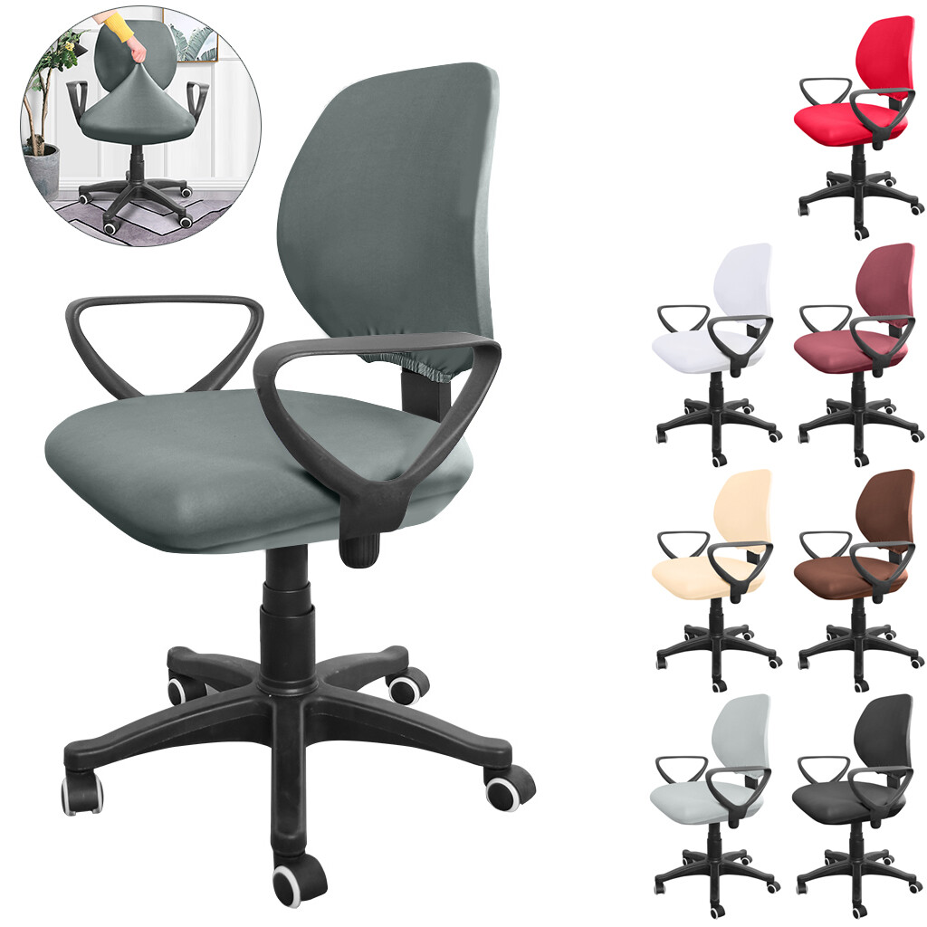 Cover Stretch Computer Desk Task Seat Covers Rotat Slipcover