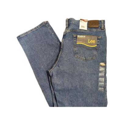 Lee Denim Classic Straight Leg Fit Jeans Sz 38 x 36 NWT | eBay
