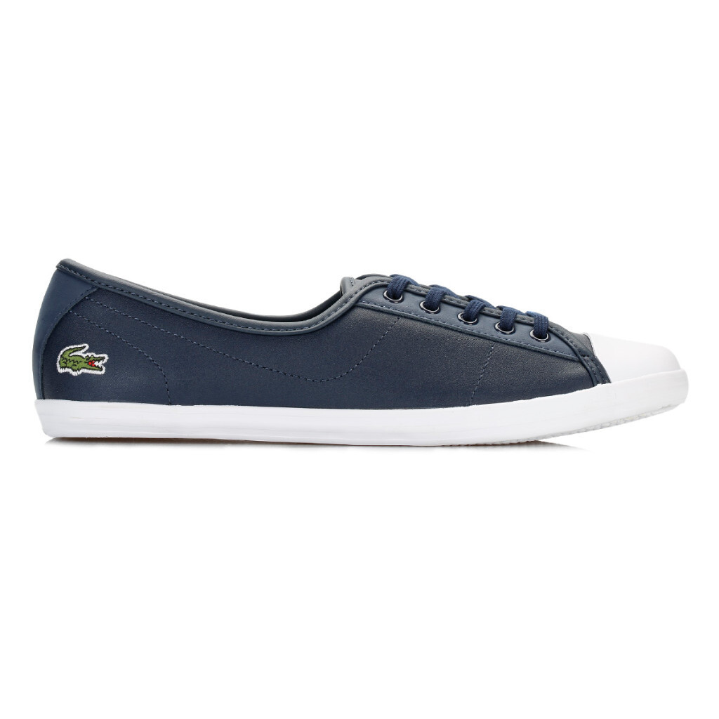 Lacoste Womens Navy Blue Ziane Trainers Casual Shoes Flats Size 6 in