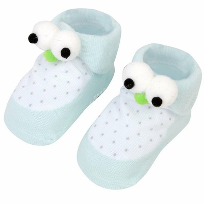 Baby Boy Girl Socks Cute Cartoon Eyes Soft Floor Toddler