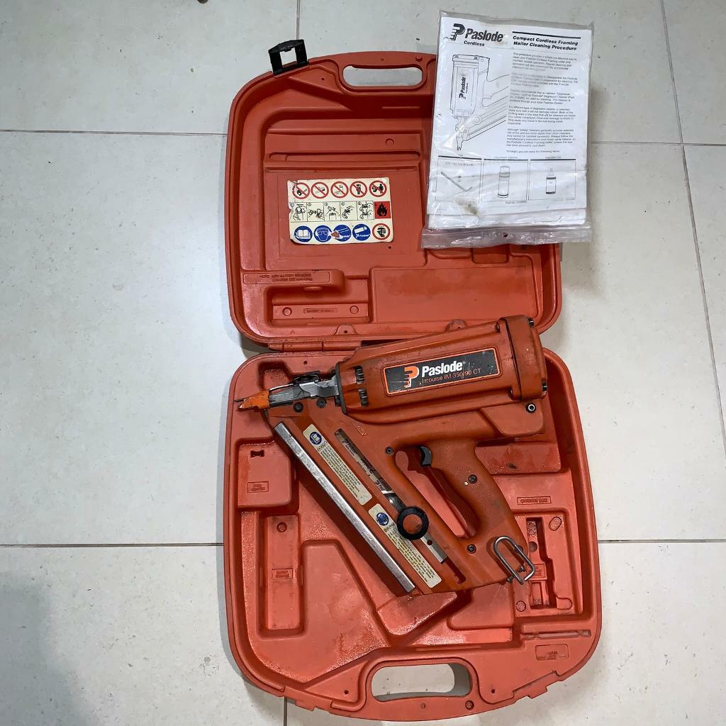 Paslode Impulse IM350/90CT First Fix Framing Nail Gun Bare Tool Cordless Nailer in Broadstone
