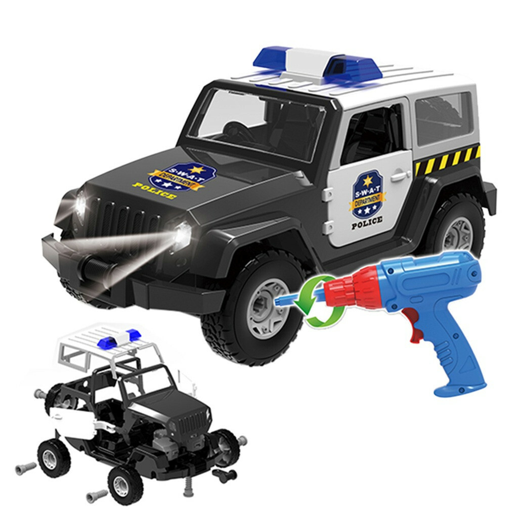 Off-road Truck Alarm Sounds Led Lights Kids Toys Gift