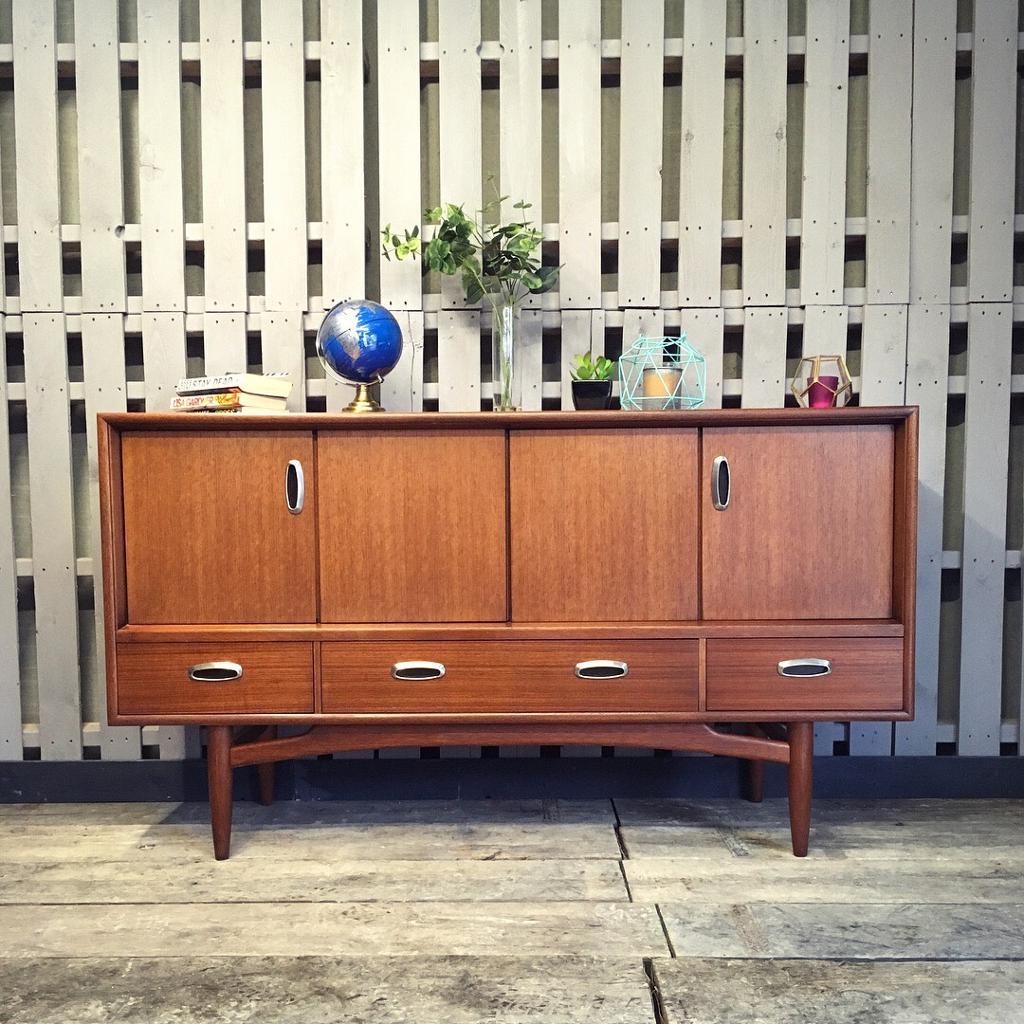 G plan very rare vintage retro sideboard cupboard drawers in