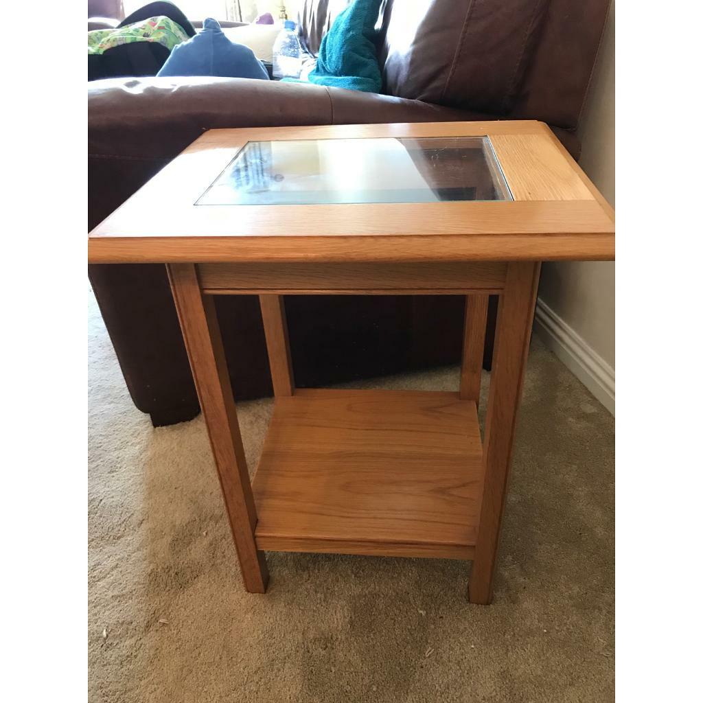 Marks and Spencer real oak side table in Carluke, South Lanarkshire Gumtree
