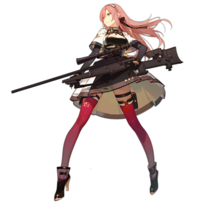 R93 Girls Frontline Anime Weatherproof Sticker 6'' Car Decal