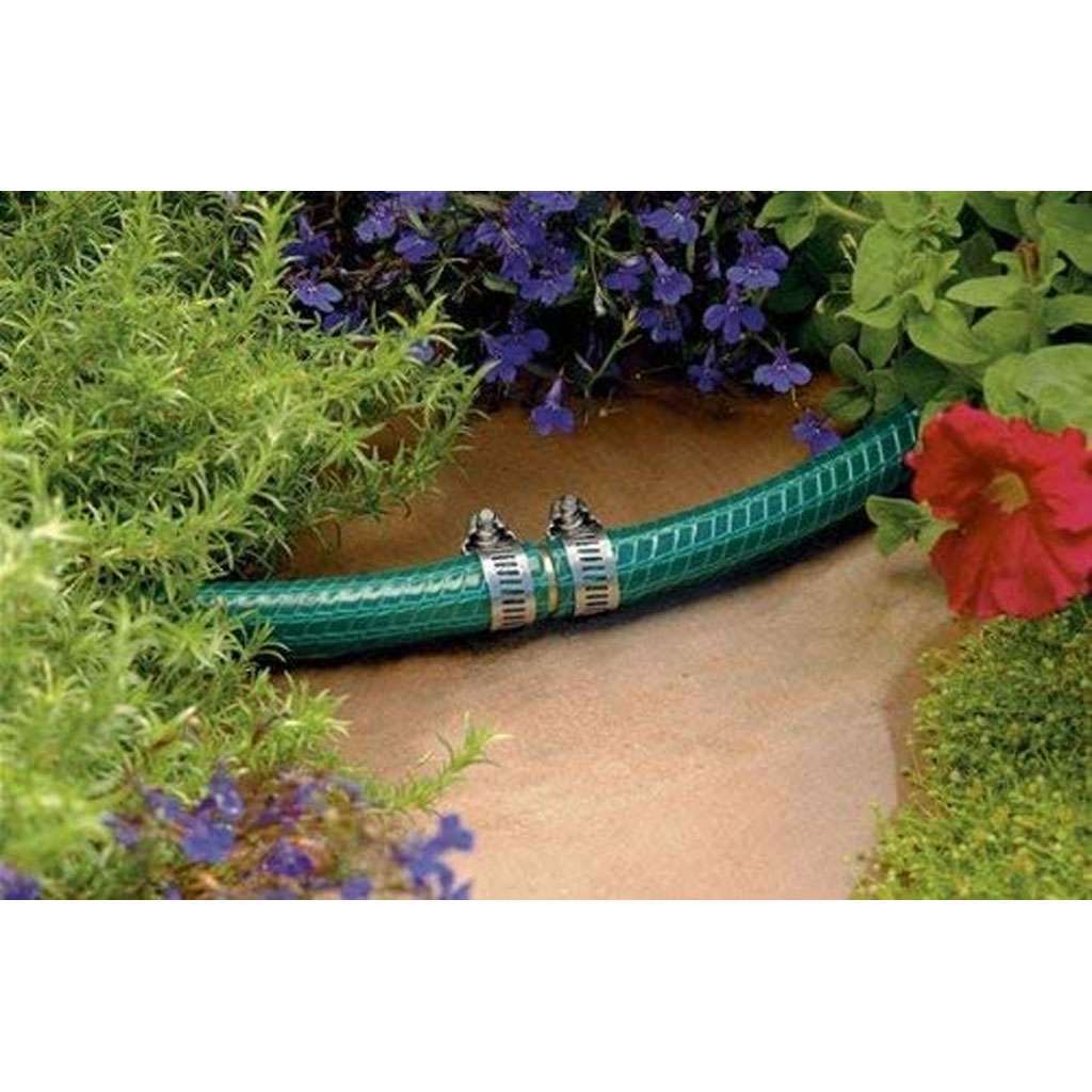 3/4" 5/8" Garden Mender End Repair Kit Water Hose Male Female Connector w/ Clamp