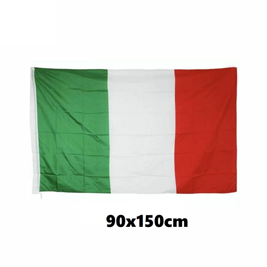 Bandiera Italia Italiana In Tessuto Misura 90x150cm hmj
