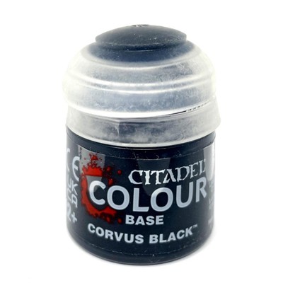 (S1067) Corvus Black 12ML Citadel Base Paint Sealed Warhammer