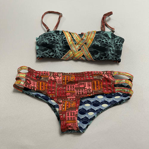 Maaji Cheetah Reversible Bikini Size S/M/L See Measurements