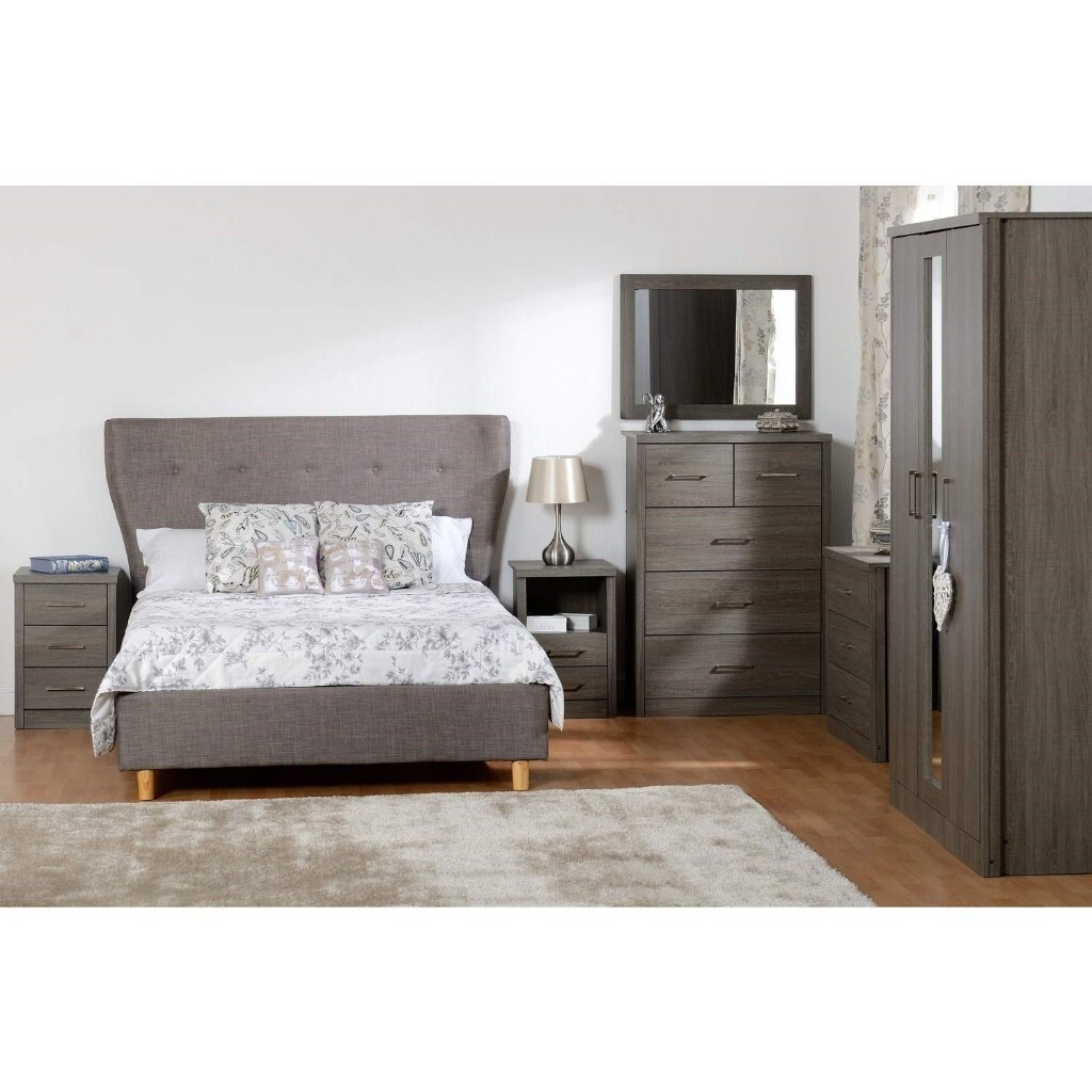 🔴🔵 REGAL BED FRAME IN GREY ONLY KING SIZE 2 SETS LEFT BRAND NEW FULLY