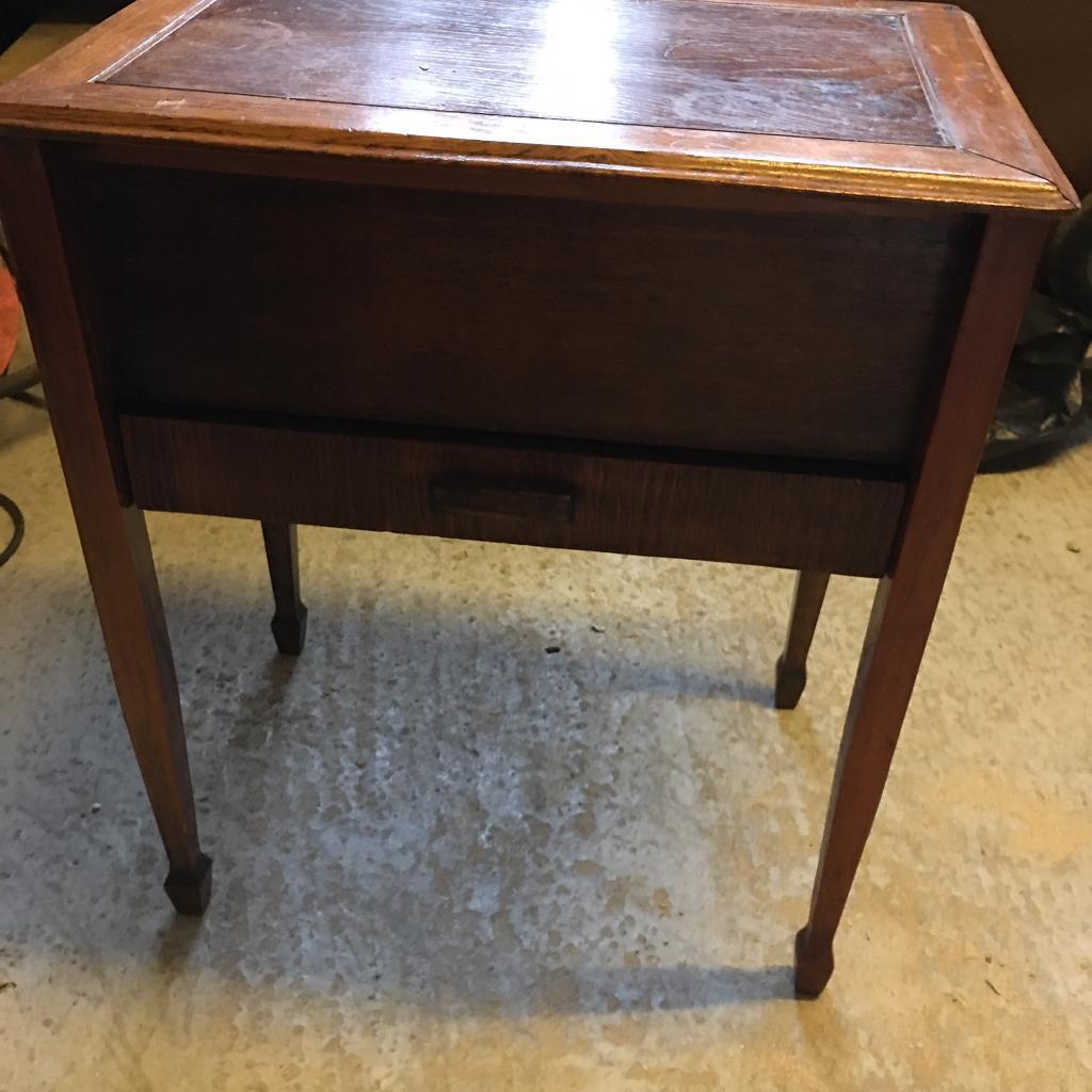 Antique Wooden Sewing Table | in Newtownabbey, County Antrim | Gumtree