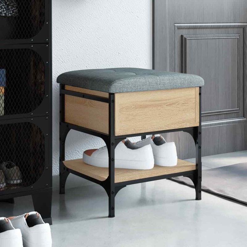 Banc ï¿½ Chaussures Chï¿½Ne Sonoma 42x42x45 Cm Bois D'Ingï¿½Nierie
