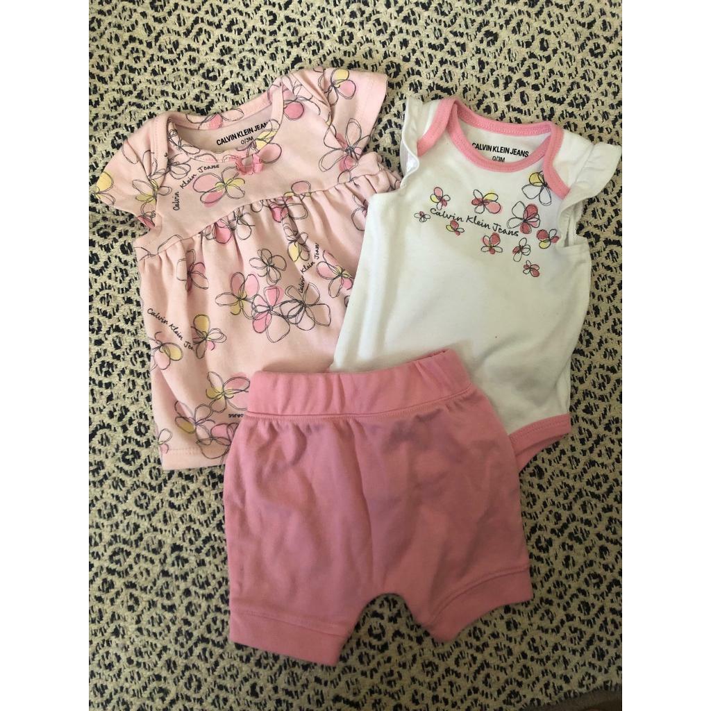 calvin klein baby grow