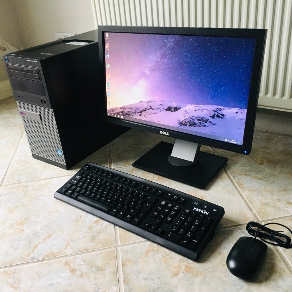 Full WiFi PC Desktop Computer Set (Free Delivery) in Coventry, West