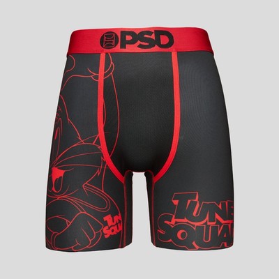 

Мужские трусы-боксеры PSD Black Bugs Bunny Outline, Black/red