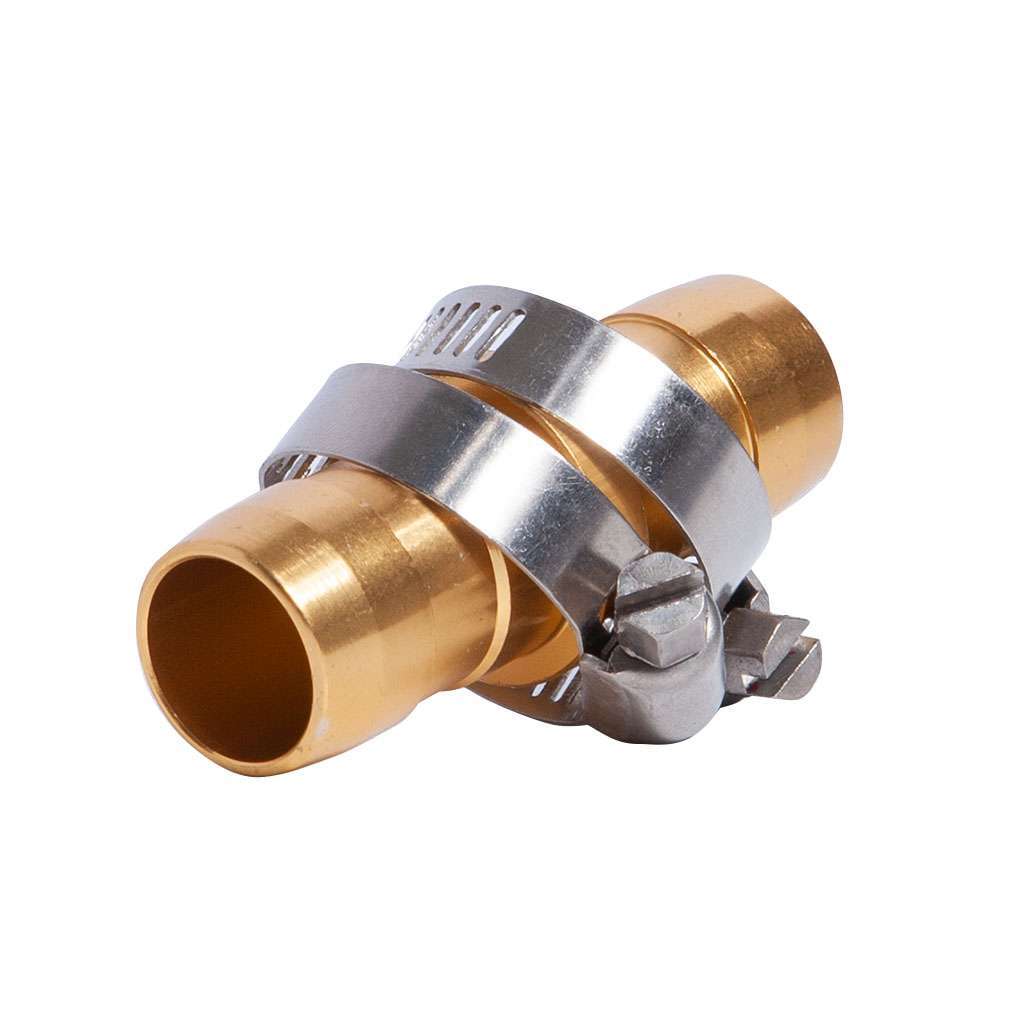 3/4" 5/8" Garden Mender End Repair Kit Water Hose Male Female Connector w/ Clamp