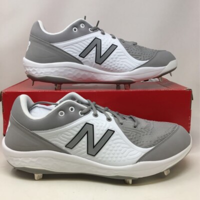 New Balance Mens L3000v5 Baseball Shoes L3000TG5 Gray Low Top Metal Cleats 16