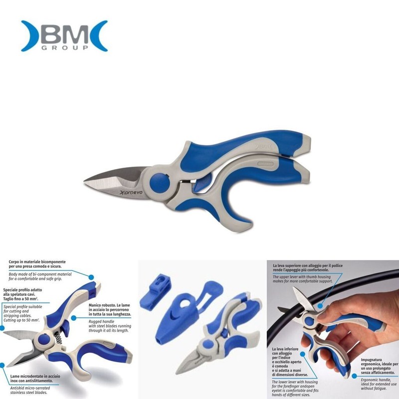 Ciseau Ische Abisolierzange Etui Professionnel ÃLectricien Bm 1325 X-Pro Evo Pao