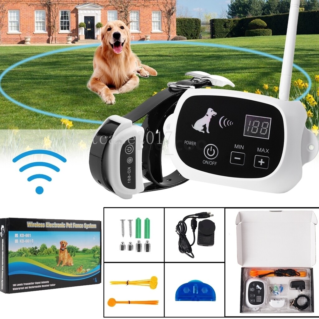 Electric Boundary 1-3 Pet Training Containment Collar System