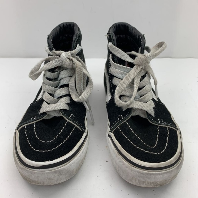 black high top vans youth
