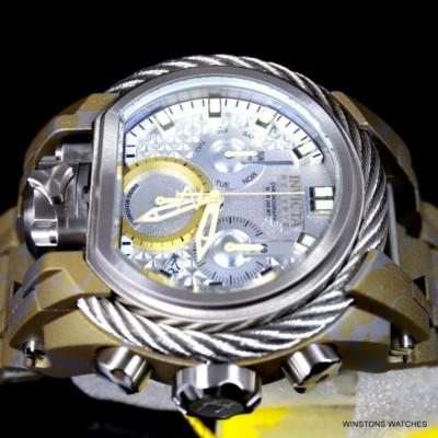 Pre-owned Invicta Reserve Bolt Zeus Magnum Hydroplated Steel 52mm Swiss Mvt Watch