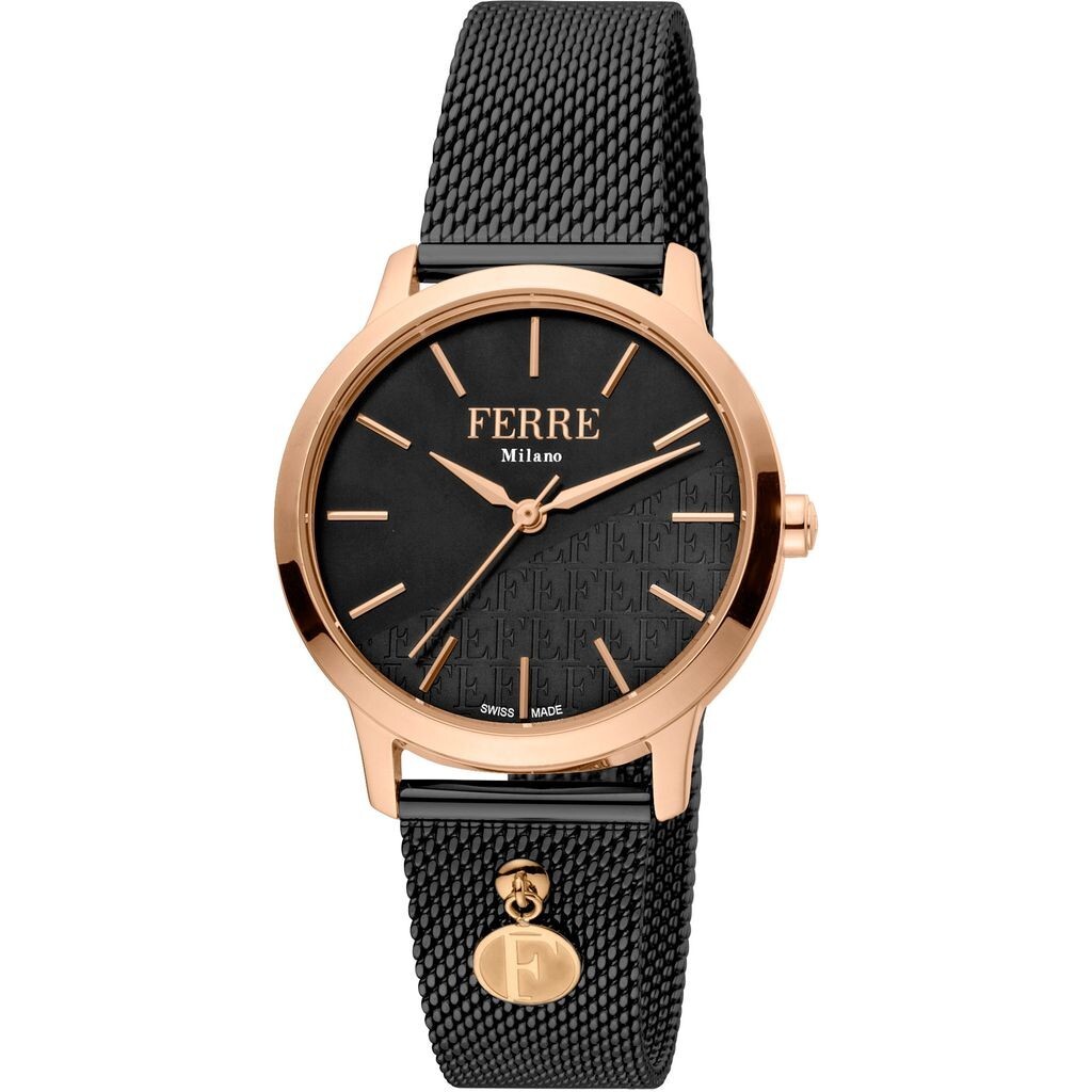 Pre-owned Ferre Milano Ferrè Milano Fm1l152m0141 Ladies Quartz Watch Swiss Made