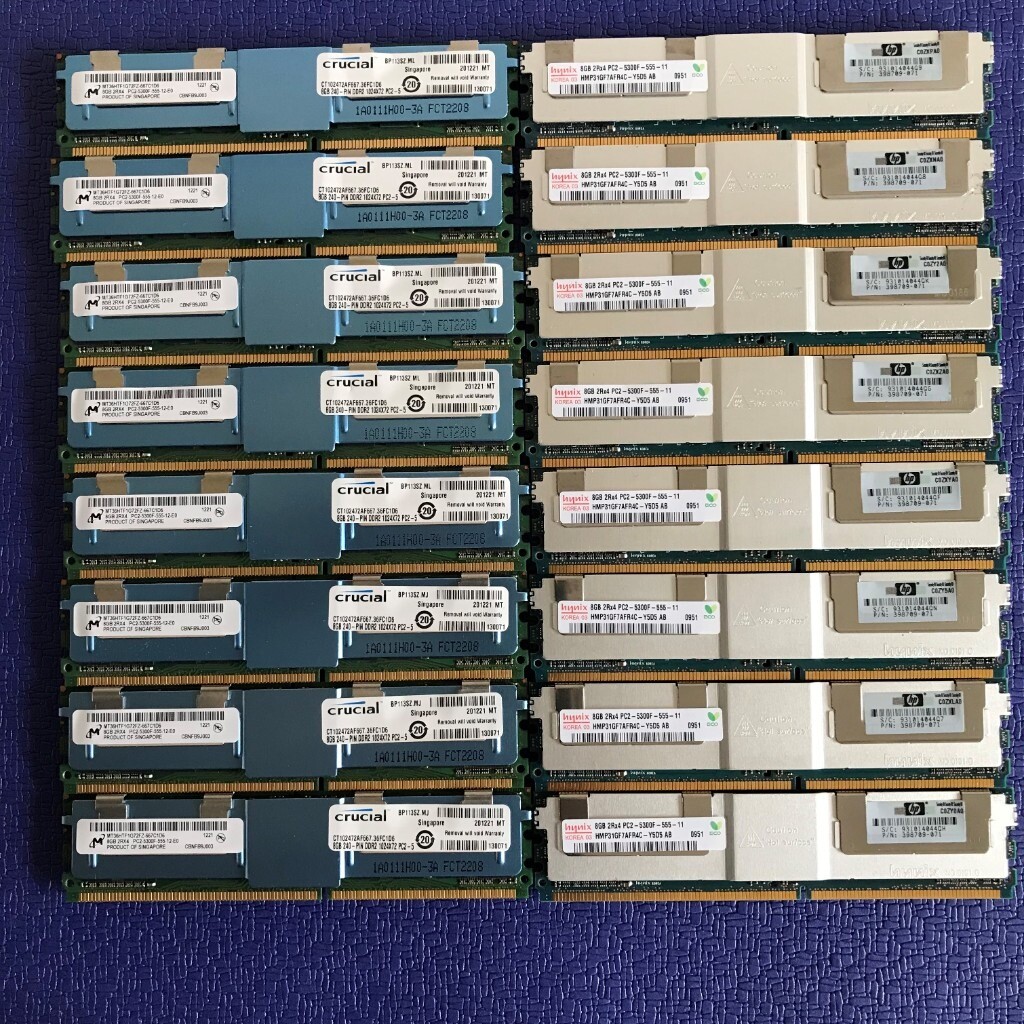 128 Gig Server Memory in Tavistock, Devon Gumtree