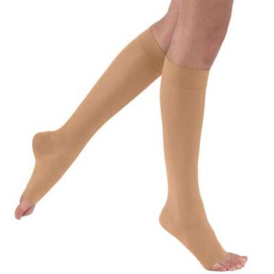JOBST UltraSheer Open Toe Medical Compression Stockings 15-20 Sun Bronze Medium 